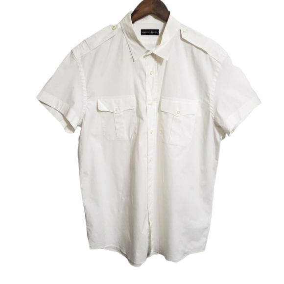 Ralph Lauren Classic Fit Long Sleeve Button Down Shirt Men's M Button Down cotton white type Vintage Second Hand main image 0